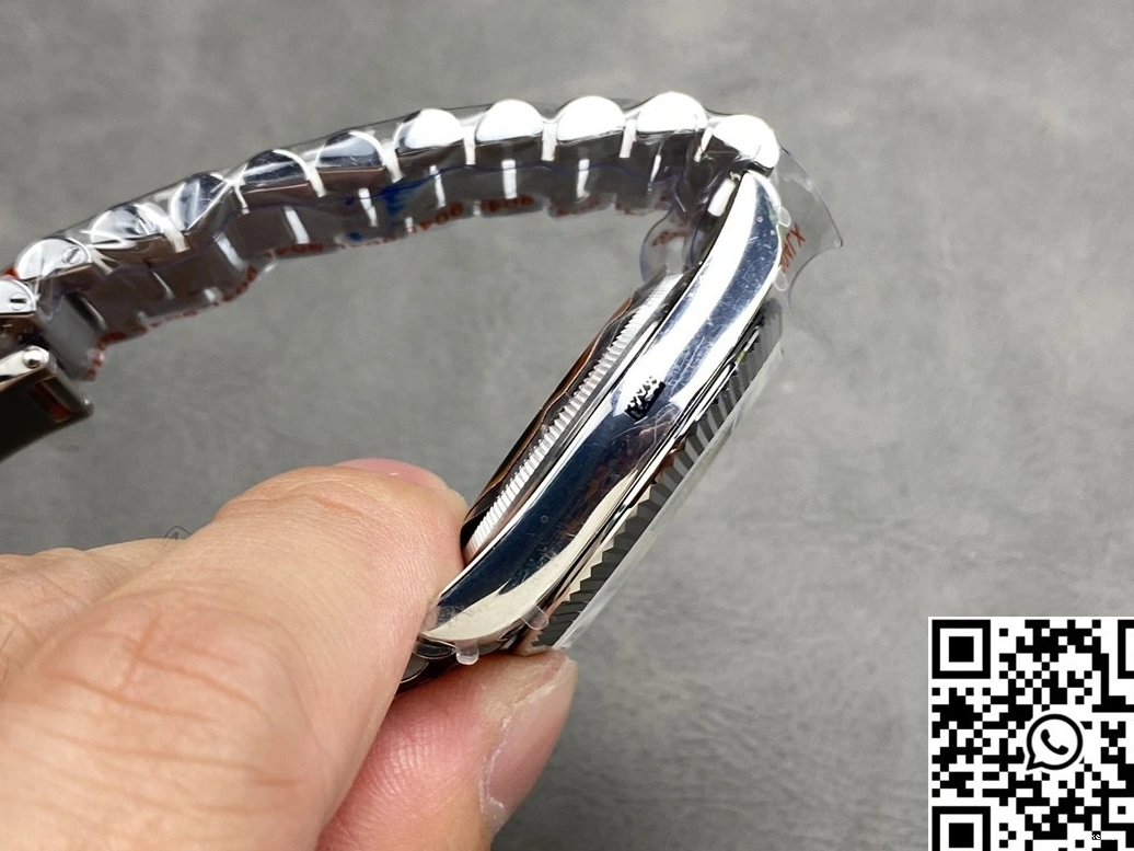 M128236-0009 QF Steel Factory Tungsten 36mm Date Day v5 Rolex Blue Dial 0328